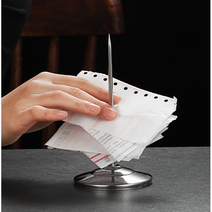 STEN 고급 빌지꽂이 영수증꽂이 빌지홀더 계산서, 1개