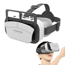 VR 안경 스마트 글라스 성인용 3D 휴대폰 헤드셋 영화 감상 조절 가능 편안한 고글/안경 4.5-7.0 인치 화면