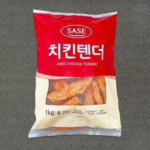 [지케이푸드] 사세 치킨텐더 1kg 샐러드치킨 케이준샐러드 치킨튀김 간식 안주, 1개
