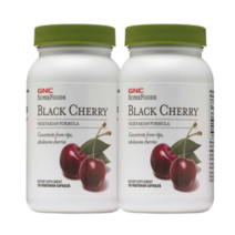GNC 슈퍼푸드 블랙 체리 추출물 500mg 120캡슐 2통 약 4개월분, 상품선택