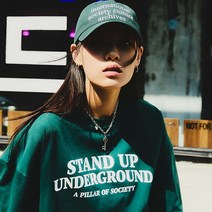 크럼프 스탠드업 클래식 로고 티셔츠 (CT0358-1) - GREEN 127125