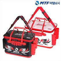 하드 거치식 밑밥통 살림통 보조가방 40cm, 블랙