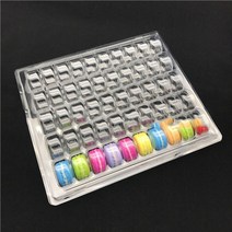 쿠키쇼케이스 쿠키진열대 베이커리진열장 쿠키 베이커리 과자 진열대 쇼케이스 Transhome 컵케익 스탠드 50 홀 마카롱 상자 포장 마카롱 디스플레이 스탠드트레이 웨딩 장식, 50홀
