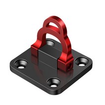 접이식 낚시 막대 잃어버린 후크 후크 다기능 스프링 로프 후크 가위, 빨간색