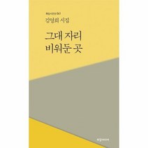 그대 자리 비워둔 곳 041 토담시인선, 상품명