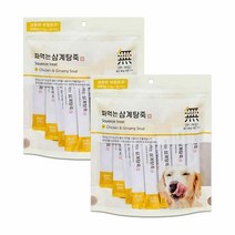 바우와우 무마진 짜먹는 강아지보양츄르 35p(490g) x 2개세트, 종류:소고기야채죽