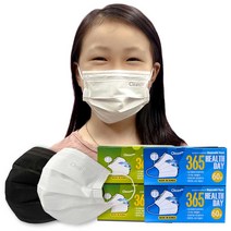 크린테크 365헬스데이 국산 일회용 귀안아픈 마스크 아동용 성인용 120매입(60매입 2박스), 성인용 2BOX, 흰색, 2개