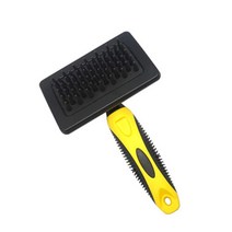 소형견 360도 회전 고무 빗 브러쉬 청결한 개빗 퍼그