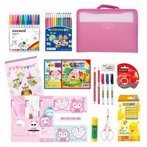 초등학교 문구세트 실속 입학선물 유치원 졸업선물, 1세트, 여아용