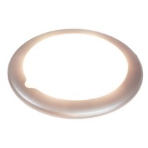 캠핑카 카라반 95mm 12v led 자동차 인테리어 조명 램프 2.4w 3000k 터치 캠퍼 밴 보트, 직경 150mm