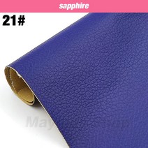 가죽 PU 자체 접착 수정 수리 패치 스틱 온 소파 보조금 패브릭 스티커 스크랩북 소재, 12 Sapphire_06 137x200cm