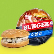 MDO5854 즉석식품 수제 더블버거 PC방 냉장 햄버거 200g 5개 등심돈까스/냉동돈까스/냉동식품/치킨까스