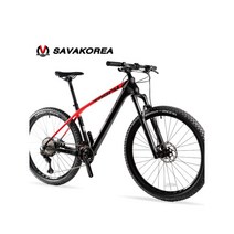 사바코리아 토치 9.2R 풀카본 시마노 XTR 24단 27.5인치 락샥 -자전거 부산, 택배발송, Matte Black/Red, 15인치