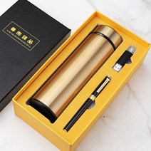 개업기념품 하객 이벤트 비지니스 마음대로 길동무 예 미니선물 맟춤제작 팬시 거래처 종업원 1910609992, 골드 일자 컵 _펜 _USB메모리 _