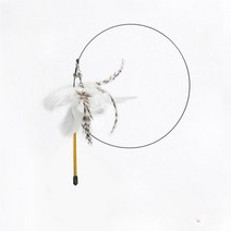 고양이 새 재미있는 스틱 장난감 깃털 벨 동물 새끼 액세서리, 09 Handheld-Feather1