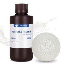 레진 아트 공예 레진몰드 에폭시레진 Anycubic-업그레이드 ABS-Like 3D 프린터 수지 경도 및 인성 405nm UV 경화 표준 포토 폴리머 출시, [01] White-500g