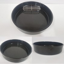 풍년주방 맥반석 원 등심판 (인덕션 언더렌지 사용가능) (맥반석 구이판 맥반석 철판), 1개, 맥반석원형등심판_중형
