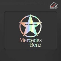 CNV 벤츠 주유구 데칼스티커 CNGDE-209, 오렌지, 디젤