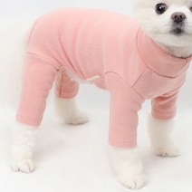 강아지옷 부드러운 이너 올인원 3 COLOR S-XL, 핑크