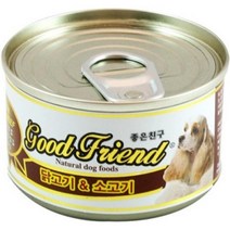 100g 고단백질 닭고기 소고기 습식 캔 시저 노령견 기호성 영양공급 힐링간식 동물공감 강아지사료