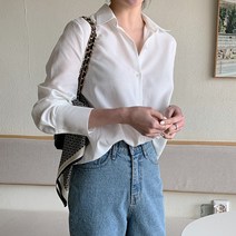[메이블루] [24/7]메르시 카라 블라우스