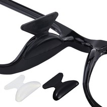 안경흘러내림방지 안경논슬립패드 안경미끄럼방지 안경패드 뿔테코받침 안경코받침 안경코받침패드 안경, 2.5mm 블랙