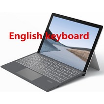 Microsoft Surface Pro 6 용 백라이트 무선 블루투스 키보드 2018 Pro 5 Pro 7 Pro 4 Pro 3 go 2 키보드 태, 한개옵션2, 04 1089D-English, 05 For surface Pro 7