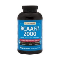 Fitness Labs BCAAFit 2000 - Branched Chain Amino Acids for Muscle Growth and Recovery* (400 Capsules, 400 Capsules