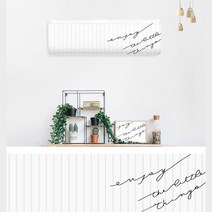 작은 평수 벽걸이 에어컨 스판 커버 원룸형 75cm 에어컨커버 벽걸이형 덮개, 벽걸이형 원룸형 자작나무