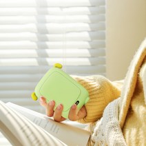 마카롱 양면 발열 USB 손난로, 녹색