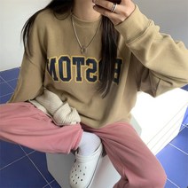 주디앤 여성 보스턴 루즈핏 맨투맨