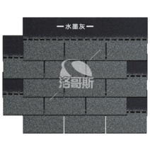 아스팔트 싱글 지붕방수시트 단층 타일 절연 리놀륨 컬러 라이트 스틸 빌라 목조 주택 콘크리트 지붕 유리 섬유, 2. 잉크 그레이