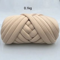 목도리 뜨개실 가방 뜨개질 두꺼운 슈퍼 벌크 청키 원사 손 크로셰 부드러운 큰 면 DIY 팔 로빙 담요용 스피닝 1kg 234301, 0.1kg 카키 1