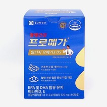 종근강건강 프로메가 혈행건강 알티지 오메가3 DS 60캡슐