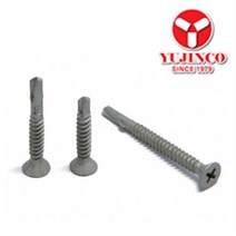 [유진] 나사 윙스크류 델타 백색 황색 외경4.2mm 4.8mm 5.5mm 1봉지, 10x65, 200개