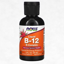 나우푸드 액상 비타민B12 시아노 코발라민 판토텐산 스테비아 리보플라빈 티아민 59ml, 59ml 1개