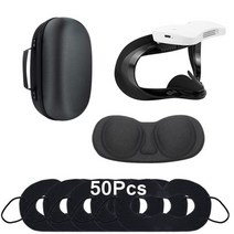 Oculus quest 2 냉각 팬 페이셜 인터페이스 용 vr 활성 공기 순환 oculus quest 2 액세서리 용 렌즈 안개 완화, fq2 pu 세트 3