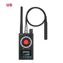 녹음차단기 감지기 k18 다기능 안티 스파이 감지기 카메라 gsm 오디오 버그 파인더 gps 신호 렌즈 rf 트래커 감지 무선 제품 142, 미국 플러그