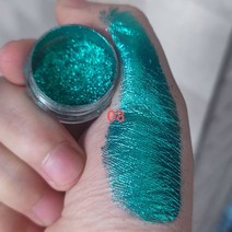 메탈릭 듀오크롬 안료 쉬머 루즈 파우더 피그먼트 아이 네일 립 메이크업용 1 그램/병, 한개옵션1, 07 다크 카키