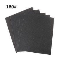 5pc 방수 사포 모래 종이 연마 천 120-2000 메쉬 물 연마제, 180#