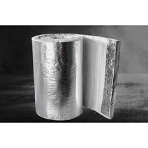 고온 단열재 차열재 세라믹울 내화 충진재 커버 절연, 단면알루미늄30mm롤(폭0.61mx길이5m)