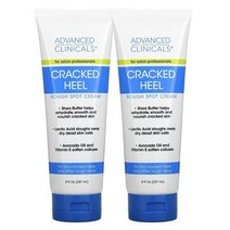 Advanced Clinicals Cracked Heel Rough Spot Cream 어드밴스드 클리니컬스 크랙드 힐 러프 스팟 크림 237ml 2팩