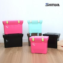 신와 하드케이스 아이스 박스, 신와 비비드 아이스박스, 15L, 핑크