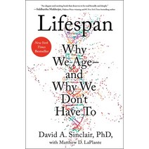 (영문도서) Lifespan: Why We Age--And Why We Don't Have to Hardcover, Atria Books, English, 9781501191978