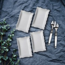 VBC까사 인칸토 바로크 사각접시S(11.5cm) 10590 퀴진드마망, 1개