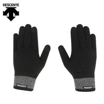 데상트 Descente공용 스마트터치 아크릴 니트 장갑 (SM423TGLO2)_BLK, BLK