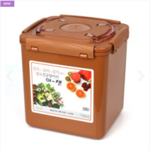 이젠 나우리 누름독 진공항아리 황토 사각 11.5L 장아찌 절임 반찬 김치 누름통 누름독 밀폐용기, 11.5L-26cm x 23.5cm x 27cm(높이)