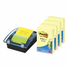 3M 크리스탈 팝업팩 DS-123 51x76mm 메모지 4패드, 단품