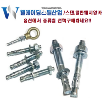 스텐웨지앙카 스텐레스 SUS304 스테인레스 스터드앙카 중량물고정 철물 화스너 STS, 스테인레스웨지앙카(STS304), 10-75, 1개