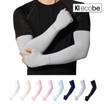 [KI ecobe] 1+1 손등 쿨토시 여름팔토시 자외선차단 남여공용 손가락 손목 손등 문신 토시, 네이비